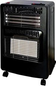 Soba electrica si gaz Elite EGERH-1218, 4200W, 3 trepte, Placi ceramice infrarosu, Negru