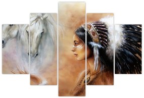 Tablou - Farmecele indienilor (150x105 cm)