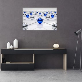 Tablou cu caii legați (90x60 cm)