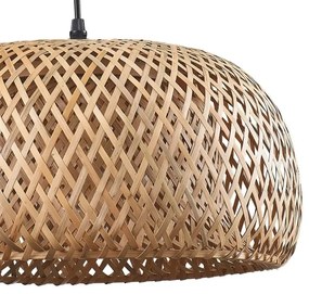 Lustră pe cablu KORFU 1xE27/20W/230V d. 38 cm bambus