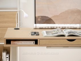 Masă PC Osto 120 (sonoma + alb). 1109831