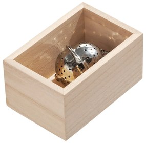 Organizator de bucătărie din lemn paulownia iDesign, 12,7 x 8,4 cm