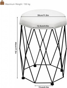 Masuta machiaj cu Oglinda LED si 5 Sertare pentru Cosmetice, Set Masa toaleta 100 cm, Alb, masuta cosmetica, vanity - SEA470