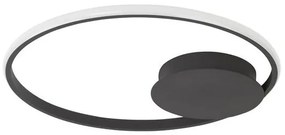 Lustra LED aplicata design modern circular FULINE negru NVL-9348073