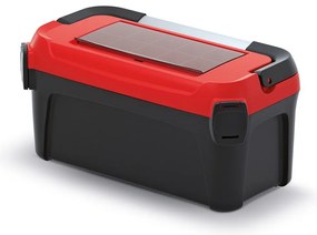 Cutie pentru scule cu maner metalic 50 x 25,1 x 24,3 cm, rosu