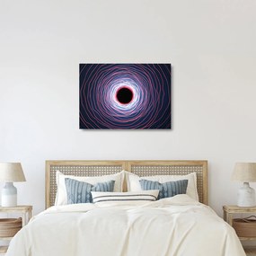 Tablou pe sticlă cercul abstact (70x50 cm)