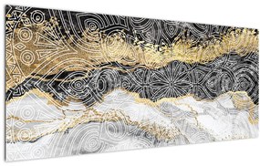 Tablou - Mandala în marmură (120x50 cm)