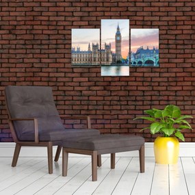 Tablou - Londra în culori pastelate (90x60 cm)