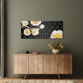 Tablou - Imagine cu flori de trandafir alb (120x50 cm)