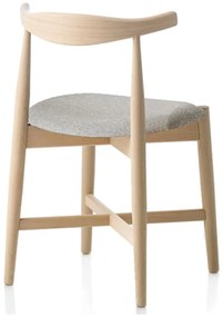 Scaun de dining bej/în culoare naturală din lemn de stejar Dora – Hammel Furniture