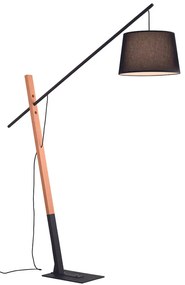 Lampadar Crane, E27, Black|Oak, Max 60W, 4204100, Viokef Grecia