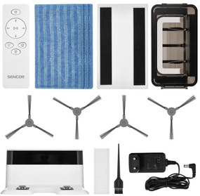 Sencor robot aspirator 2în1 18W/1500 mAh alb cu mop + DO