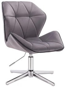 HR212CROSS Scaun Grafit Catifea