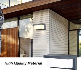 Brilagi BRICKY Aplica de perete pentru exterior LED RGBW 1xE27/15W/230V antracit IP54