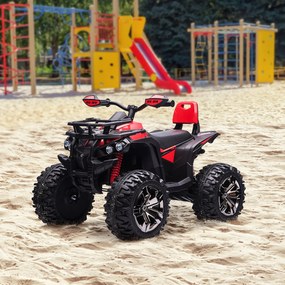 ATV electric 12V HOMCOM pentru copii 3-5 ani, 100x65x73cm | Aosom Romania