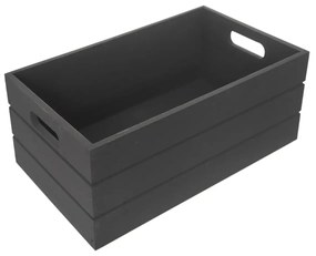 Cutie din lemn Orion, antracit, 36 x 26 x 15cm, L