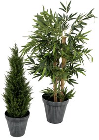 Ghiveci din plastic, gri, IROM TIP 1