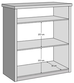 Comoda,antracit  stejar cremona, ADAPO ADP04