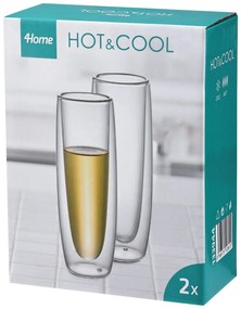 Pahare termo pentru șampanie 4Home Hot&Cool 150 ml, 2 buc