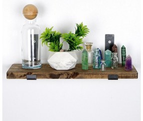 Raft decorativ de perete Dupone 10 (Nuc + negru) . 1093661