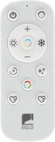 Eglo 901824 - Pendul LED dimabil MEZZOMONTE, 2xLED/20W/230V, bej + telecomandă