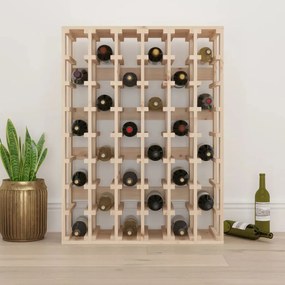 Suport de vinuri, 70x33x94 cm, lemn masiv de pin Maro, 1, 48