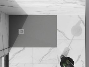 Mexen Stone+ recepție compozită dreptunghiulară 120 x 100 cm, gri-beton - 44611012