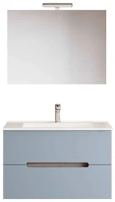 Set Mobilier Baie Suspendat Orchid, Albastru Pastel-Natur 100 cm