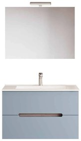 Set Mobilier Baie Suspendat Orchid, Albastru Pastel-Natur 80 cm