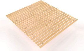 Somiera lemn masiv Lamelară Fixă Compactată Pin - 200x200cm
