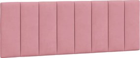 vidaXL Pernă tăblie de pat, Hanko, roz, 120 cm, catifea
