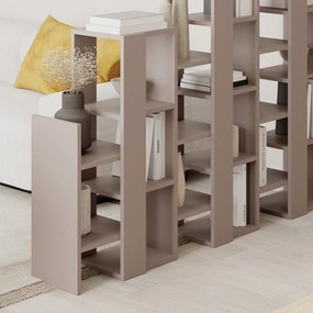 Etajeră gri/bej 158x151 cm Anissa – Marckeric