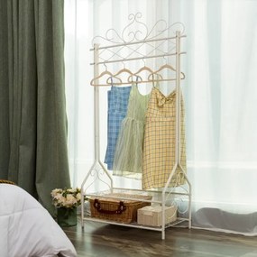 Cuier de podea LINEA, alb