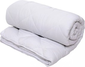 Pilota 4 Anotimpuri Alcam, microfibra, Alb, 200 X 220 cm, 250 g + 150 g