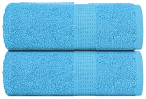 vidaXL Prosoape de baie 2 buc. FROGN turcoaz 30x30 cm 100% bumbac