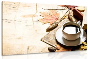 Tablou o cană de cafea de toamnă