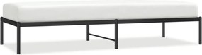 vidaXL Cadru pat metalic, negru, 80x200 cm