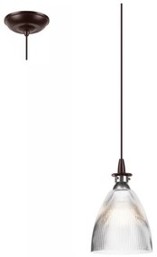 Lustră LED pe cablu JODI 1xE27/60W/230V bronz