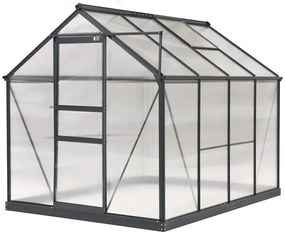 Seră de flori din aluminiu Azalia 1,9 x 2,5 m CoverTech antracit