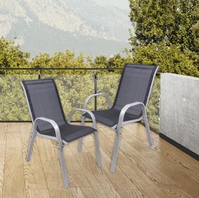 Scaun de grădină stivuibil BARI (90×55×65 cm)