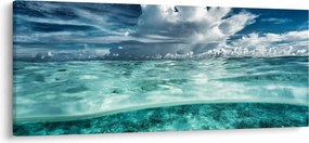 Tablou - privire sub nivelul mării (120x50 cm)