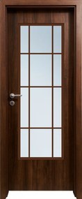 Usa HDF cu toc reglabil din MDF PAL - Colectia SONG 5.3 - Culoare Nuc Toc fix drept 90mm, Nuc Clasic, Folie Decor