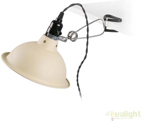 Lampa cu clips design Industrial Style PEPPER bej 64168