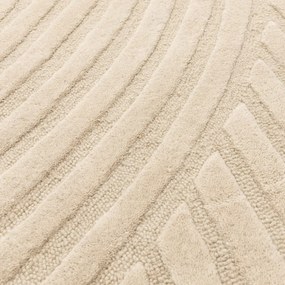 Covor bej din lână 160x230 cm Hague – Asiatic Carpets