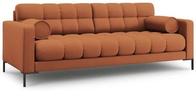 Canapea Bali 3 locuri stofa/picioare negre L177 cm
