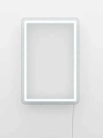 Decorațiune luminoasă de perete Candy Shock Rectangle, 30 x 40 cm, alb