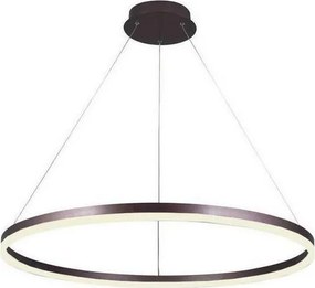 Brilagi - Lustră reglabilă pe cablu CIRCLE LED/55W/230V 3000-6500K maro+telecomandă