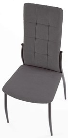 Scaun de bucaterie Muriel, gri/negru