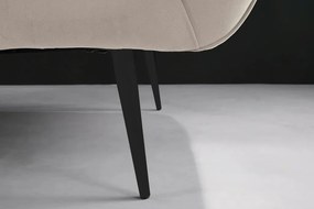 Canapea 2 locuri design elegant Noblesse, sampanie