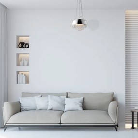 Lustră LED pe cablu LUNA 1xE14/40W/230V